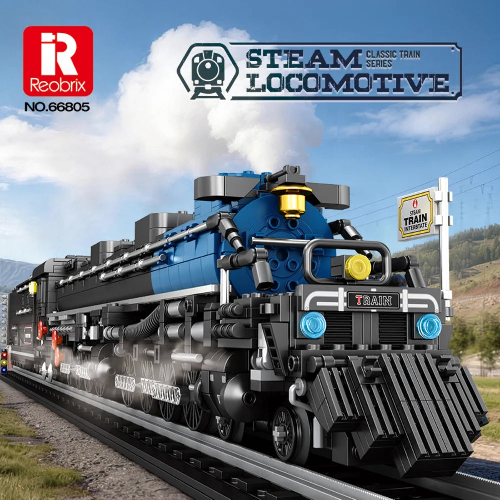 Reobrix ZZ66805 The Big Boy Steam Locomotive