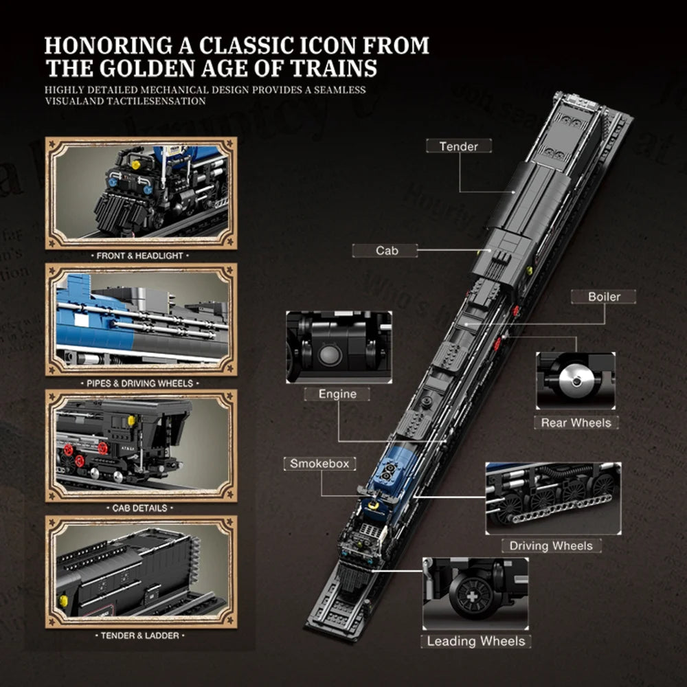 Reobrix ZZ66805 The Big Boy Steam Locomotive