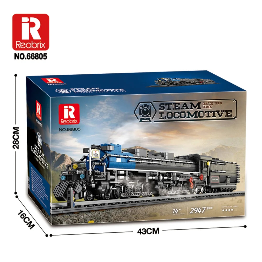 Reobrix ZZ66805 The Big Boy Steam Locomotive
