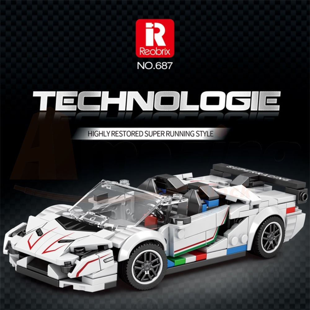 Reobrix 687 The Lamborghini Aventador SVJ