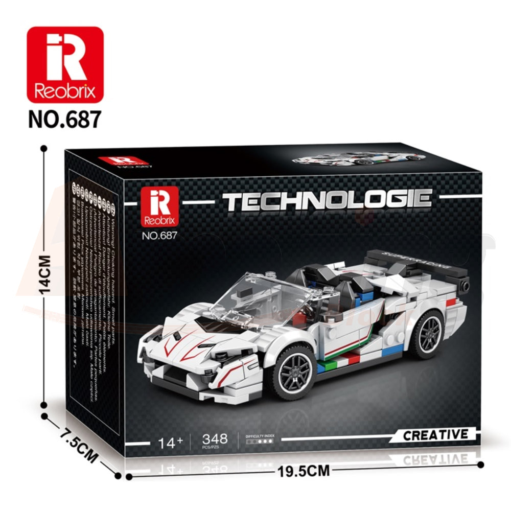 Reobrix 687 The Lamborghini Aventador SVJ