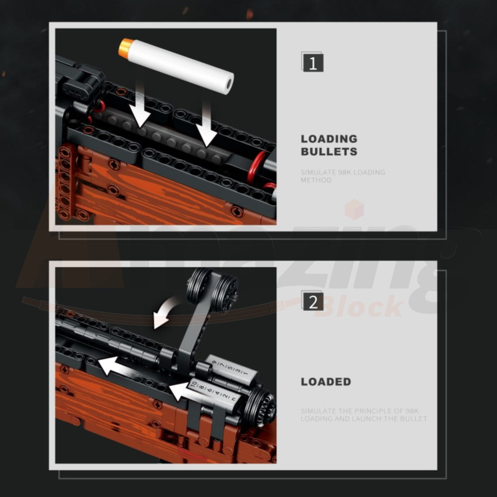 Reobrix 77003 The Karabiner 98k Sniper Rifle