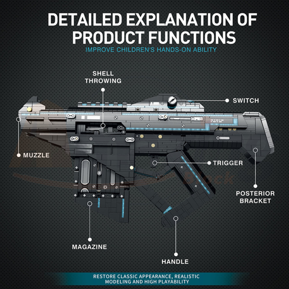 Reobrix 77007 The Ejection Burst Gun：Burst Submachine Gun