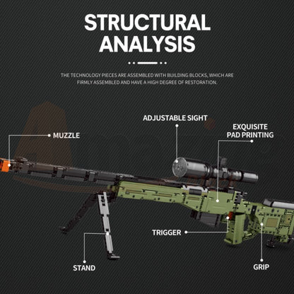 Reobrix 77026 The AWM Sniper Rifle