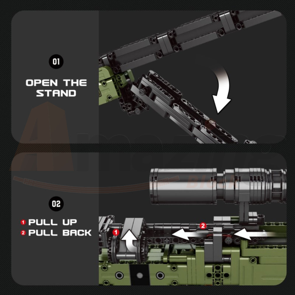 Reobrix 77026 The AWM Sniper Rifle