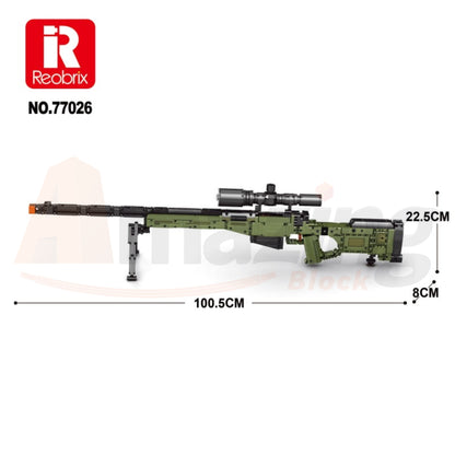 Reobrix 77026 The AWM Sniper Rifle