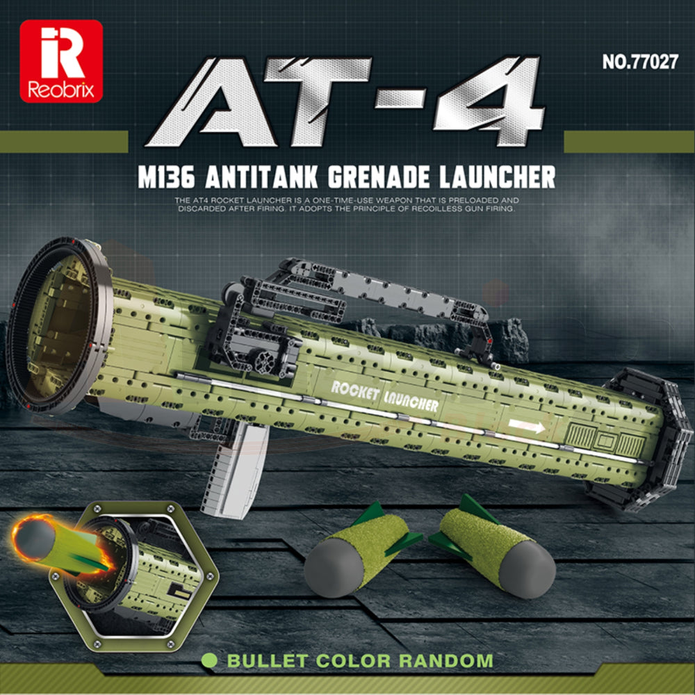 Reobrix 77027 The AT-4 M136 Antitank Grenade Launcher