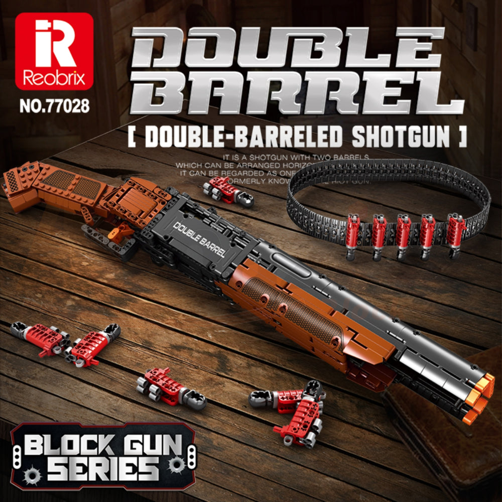 Reobrix 77028 The Double-Barreled Shotgun