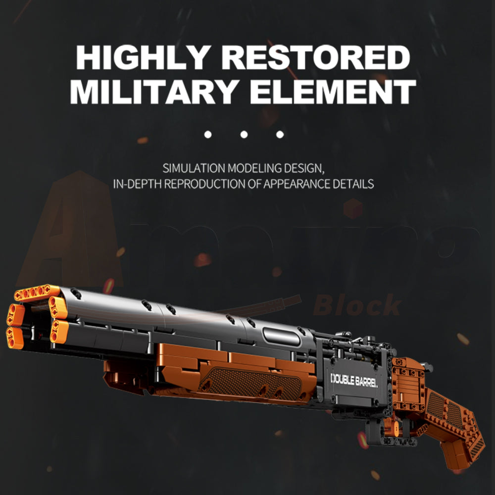 Reobrix 77028 The Double-Barreled Shotgun