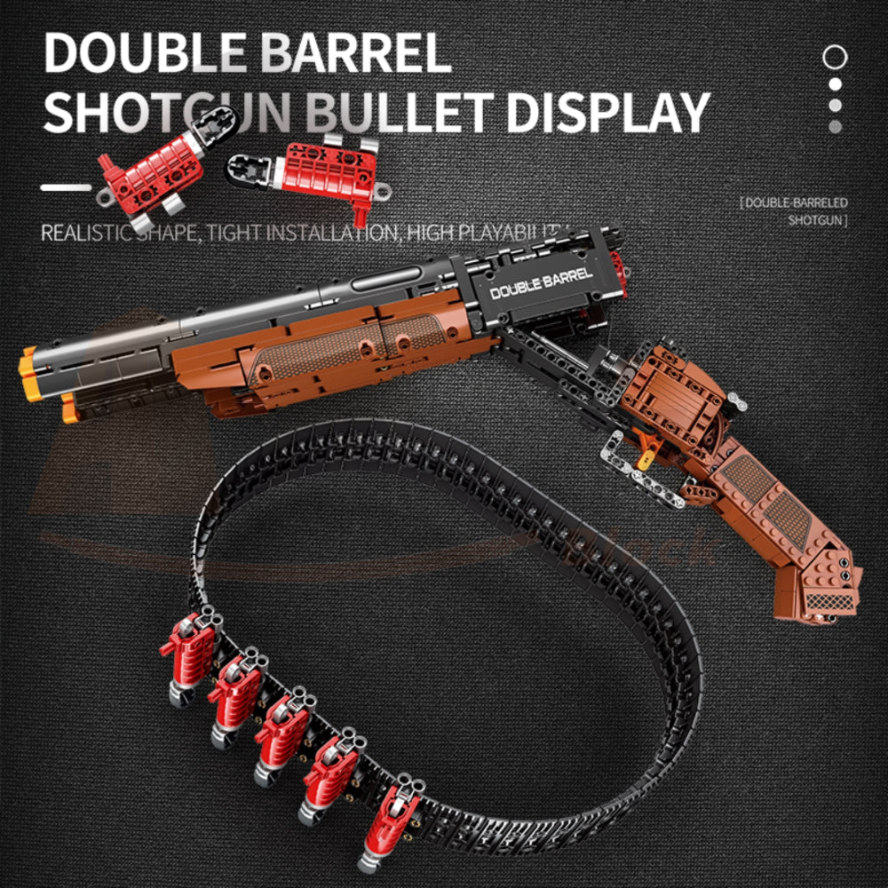 Reobrix 77028 The Double-Barreled Shotgun