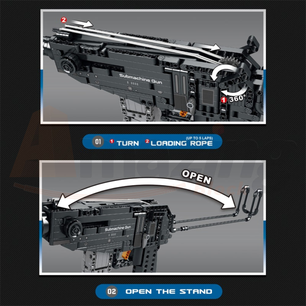 Reobrix 77029 The Scorpion Submachine Gun