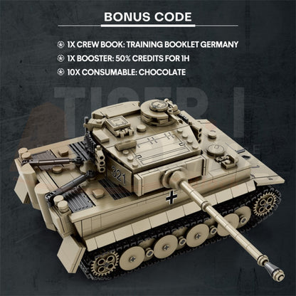 Reobrix 77031 The Tiger I Tank