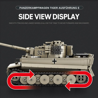 Reobrix ZZ77031 The Tiger I Tank