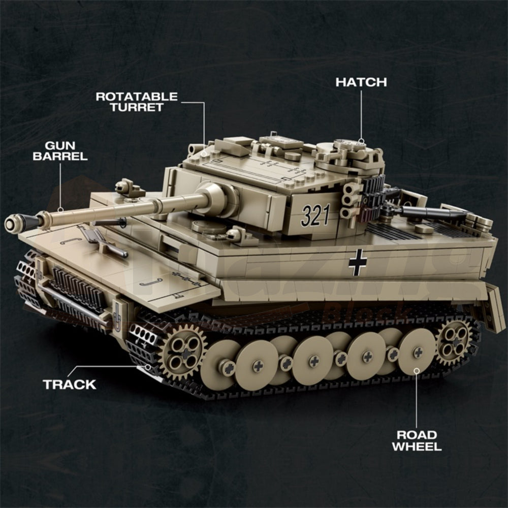 Reobrix 77031 The Tiger I Tank