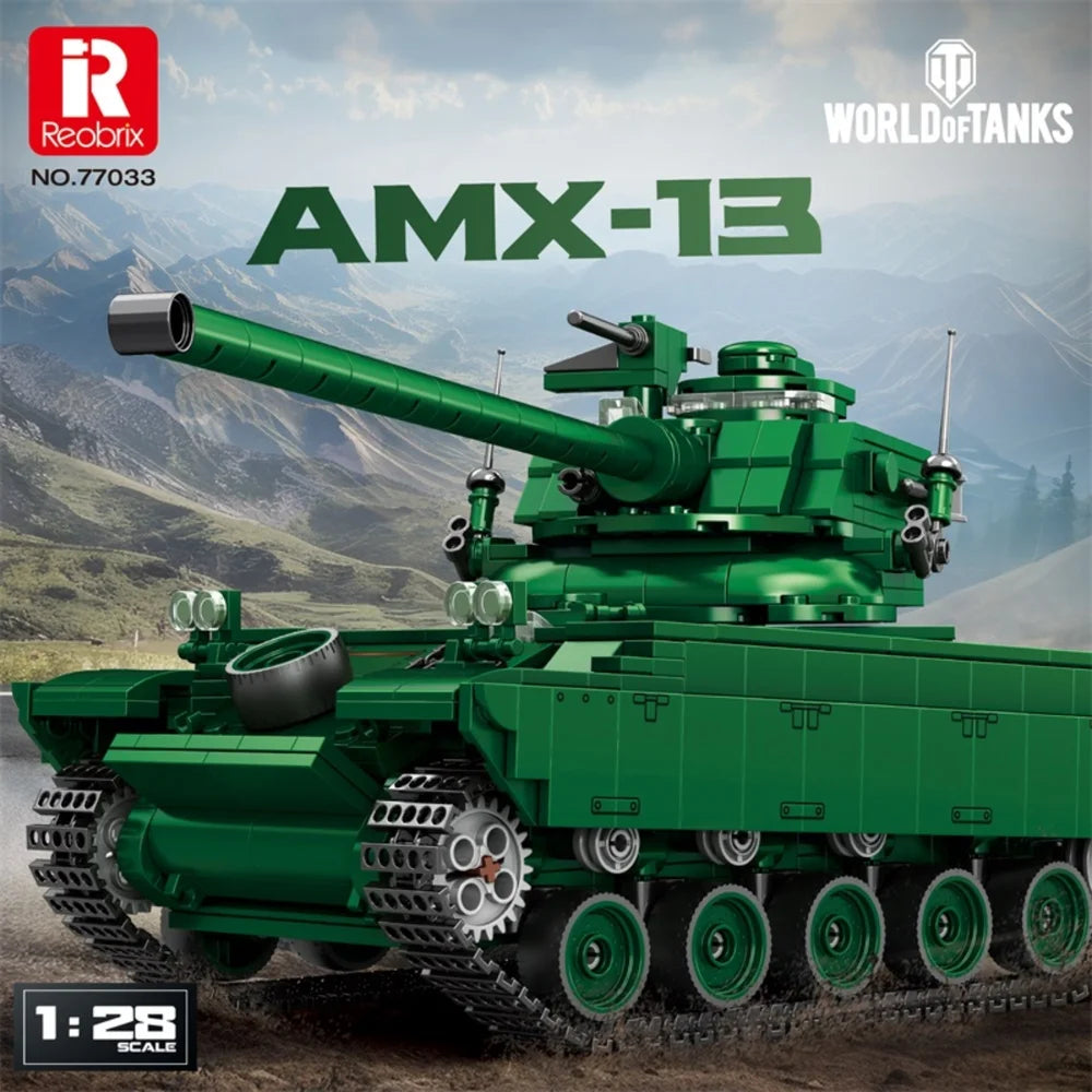 Reobrix ZZ77033 The AMX-13 Tank