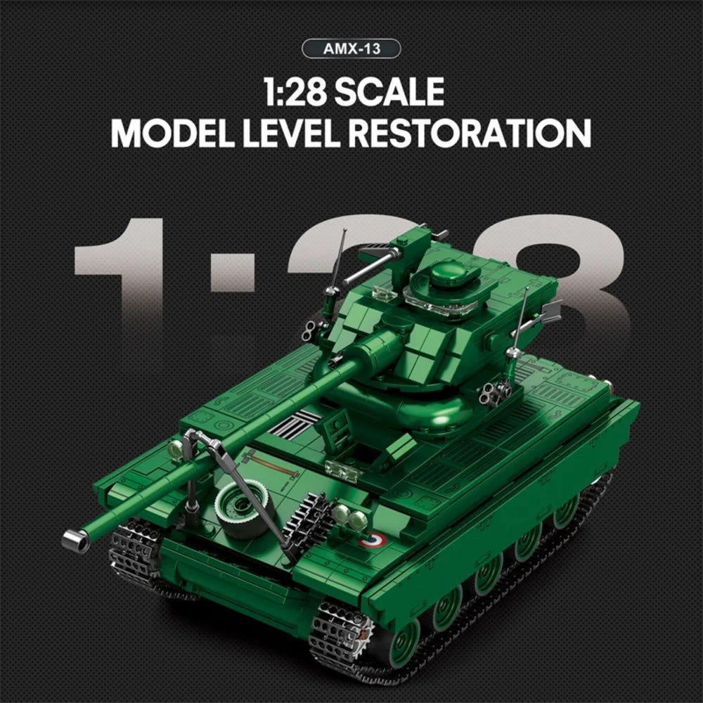 Reobrix ZZ77033 The AMX-13 Tank