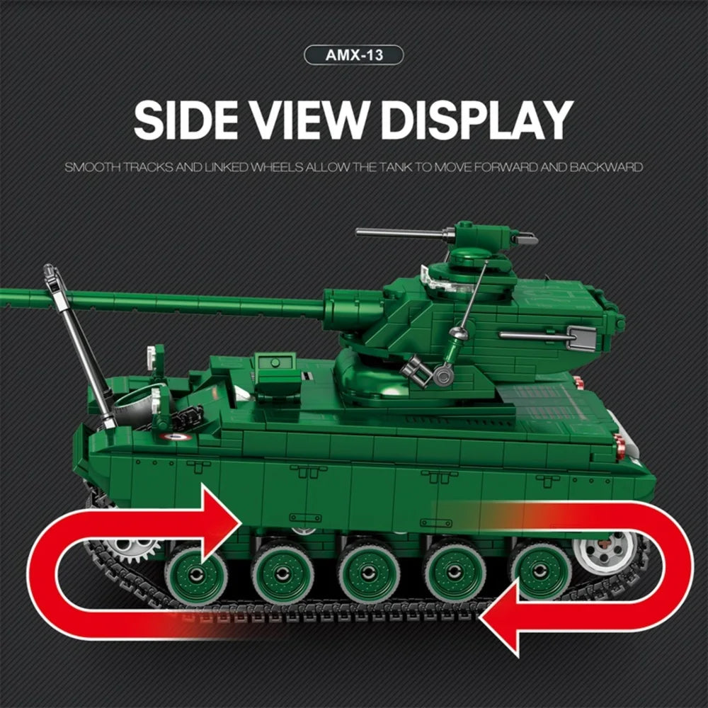 Reobrix ZZ77033 The AMX-13 Tank