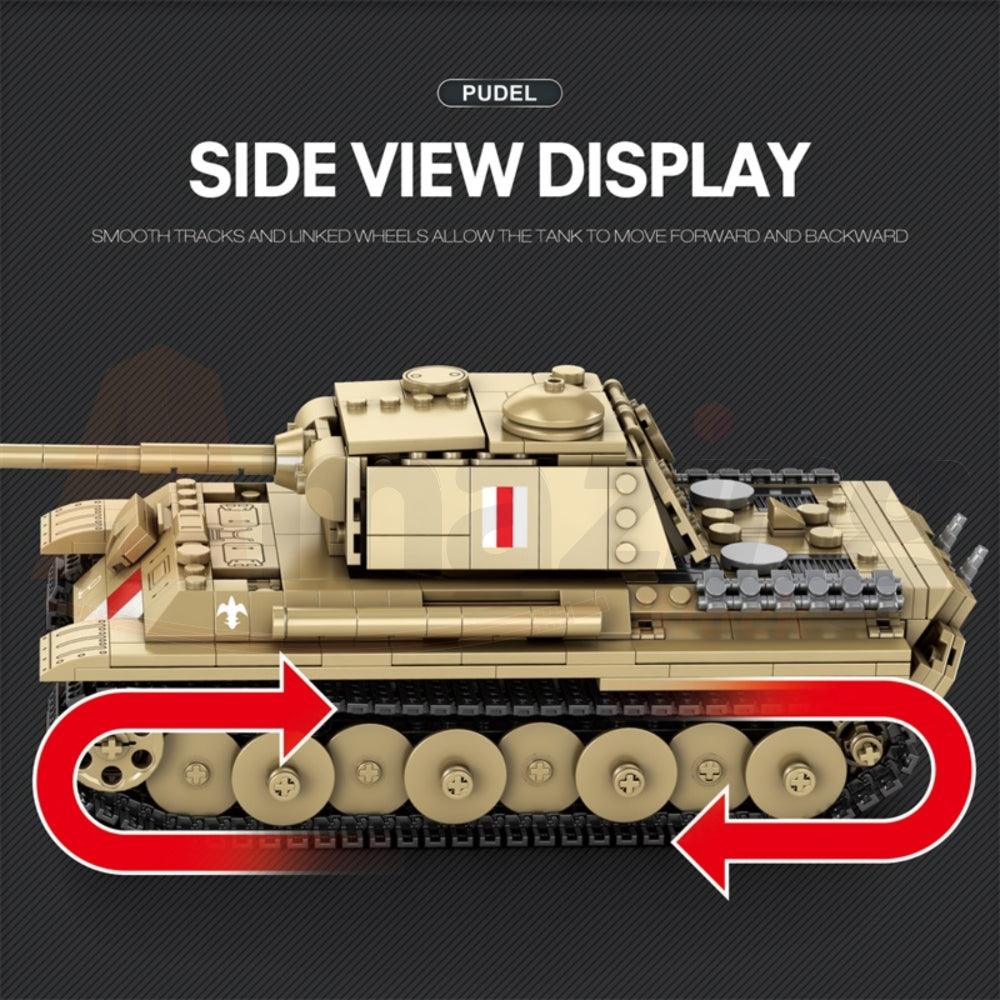 Reobrix 77034 The Pudel Tank