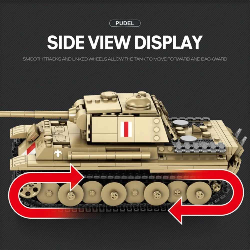 Reobrix ZZ77034 The Pudel Tank