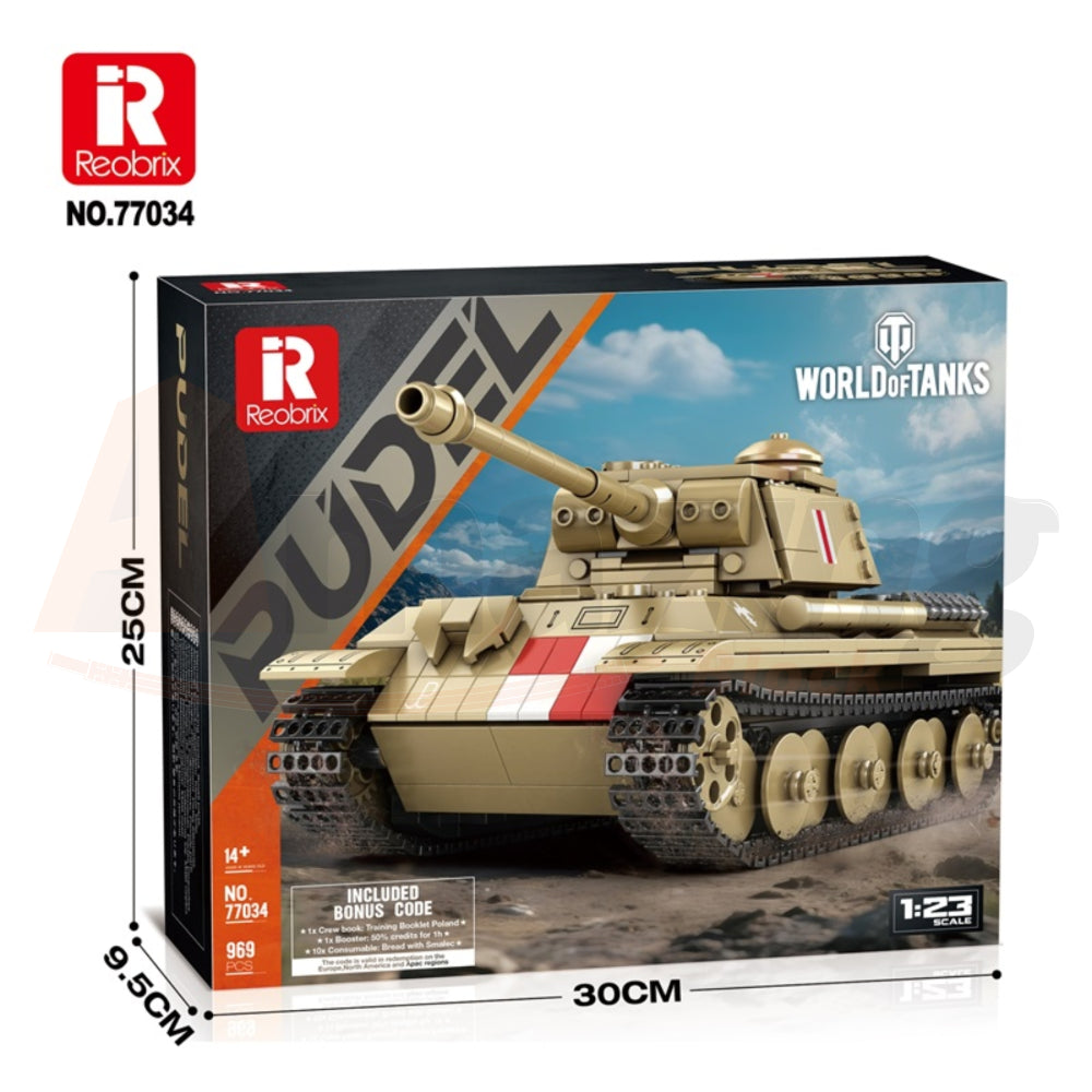 Reobrix 77034 The Pudel Tank