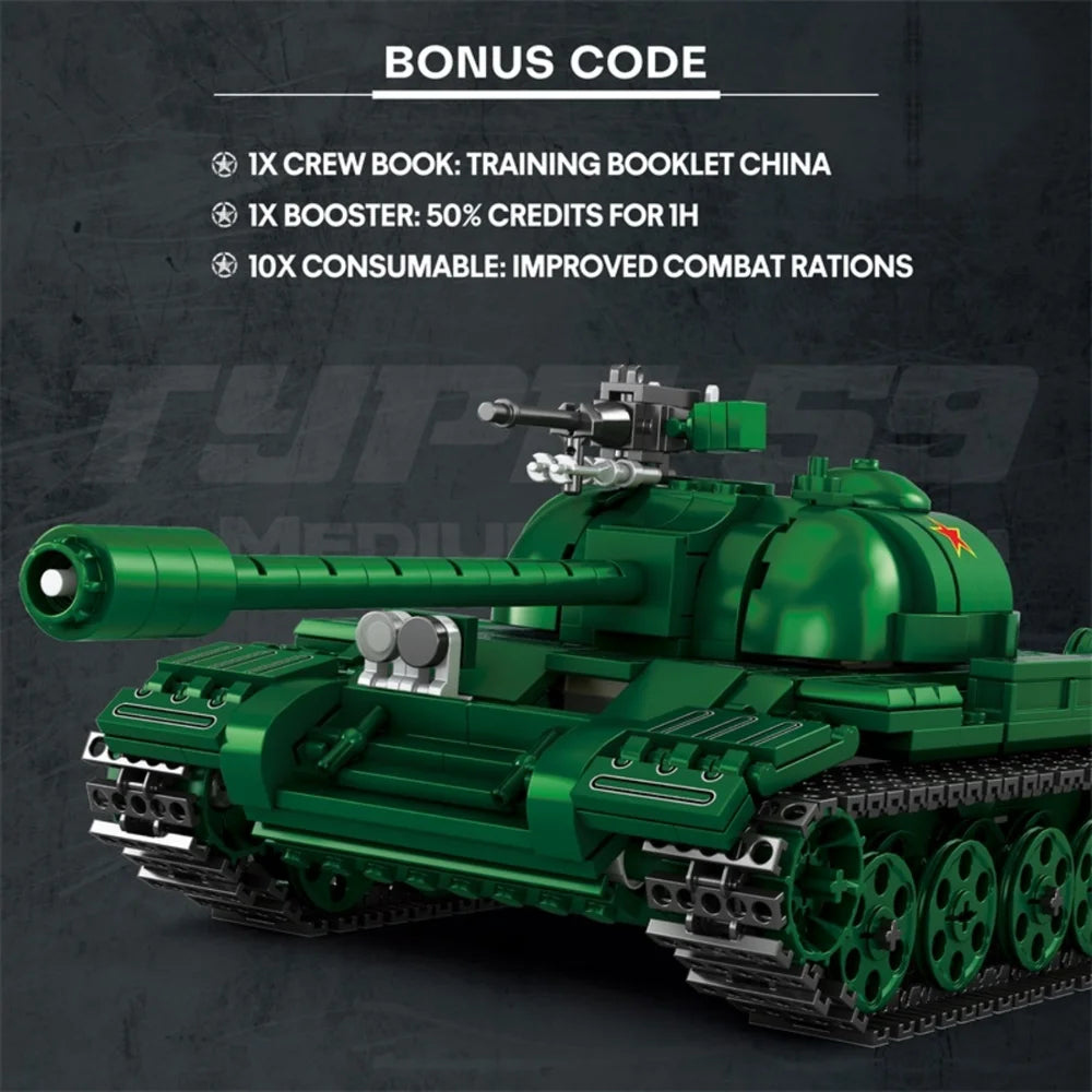 Reobrix ZZ77035 The Type 59 Tank