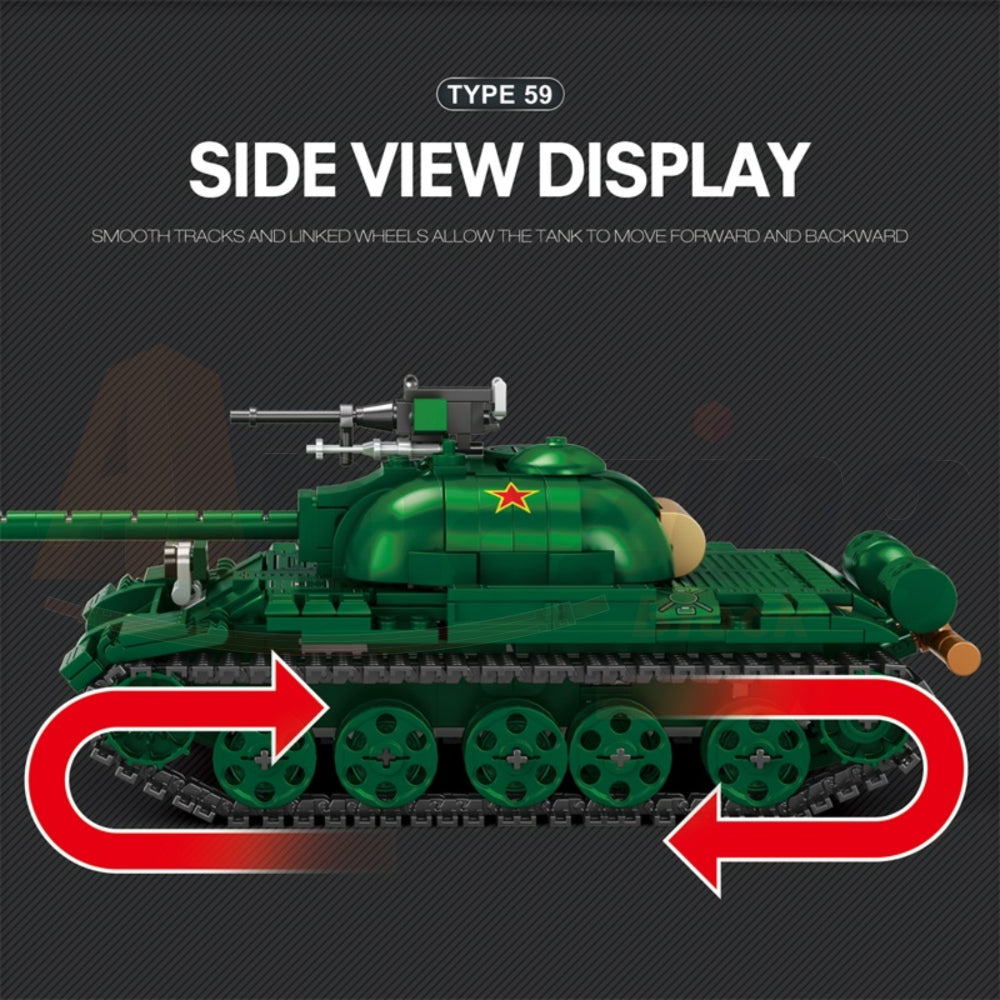 Reobrix 77035 The Type 59 Tank