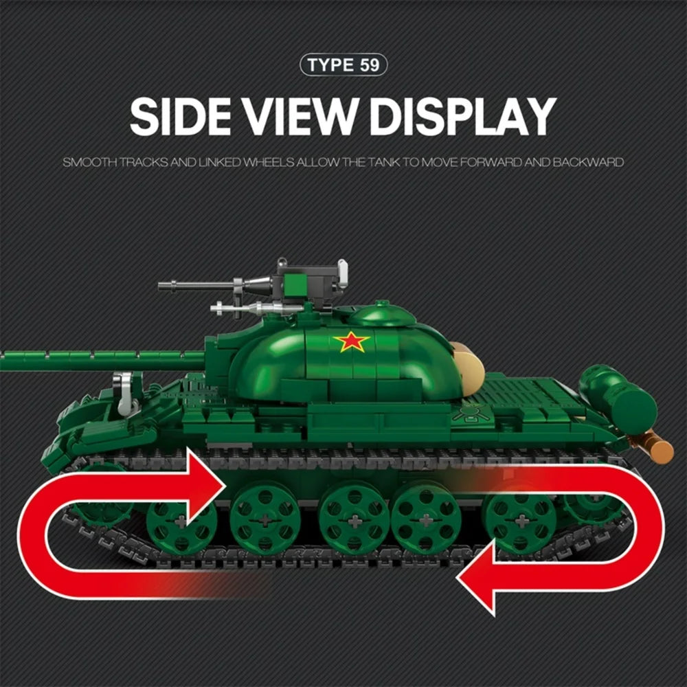 Reobrix ZZ77035 The Type 59 Tank