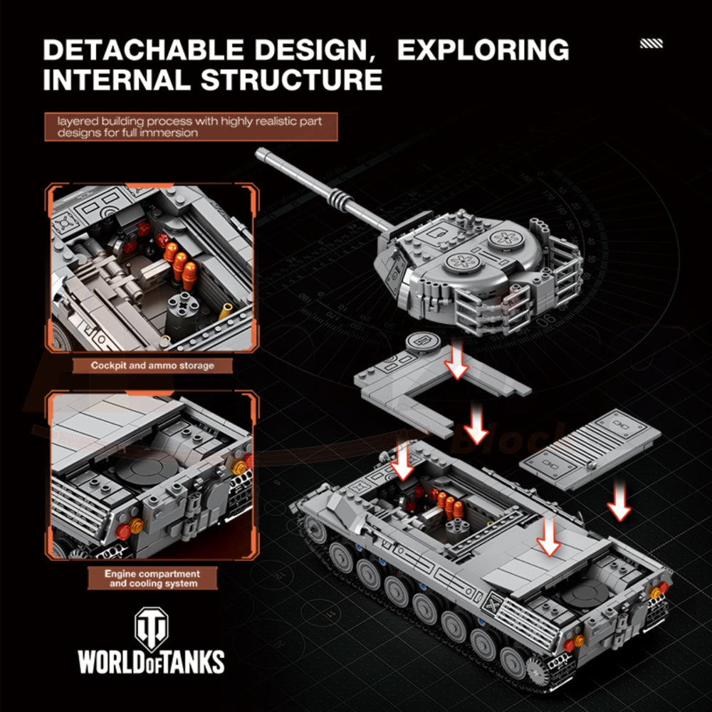 Reobrix 77038 The Leopard 1