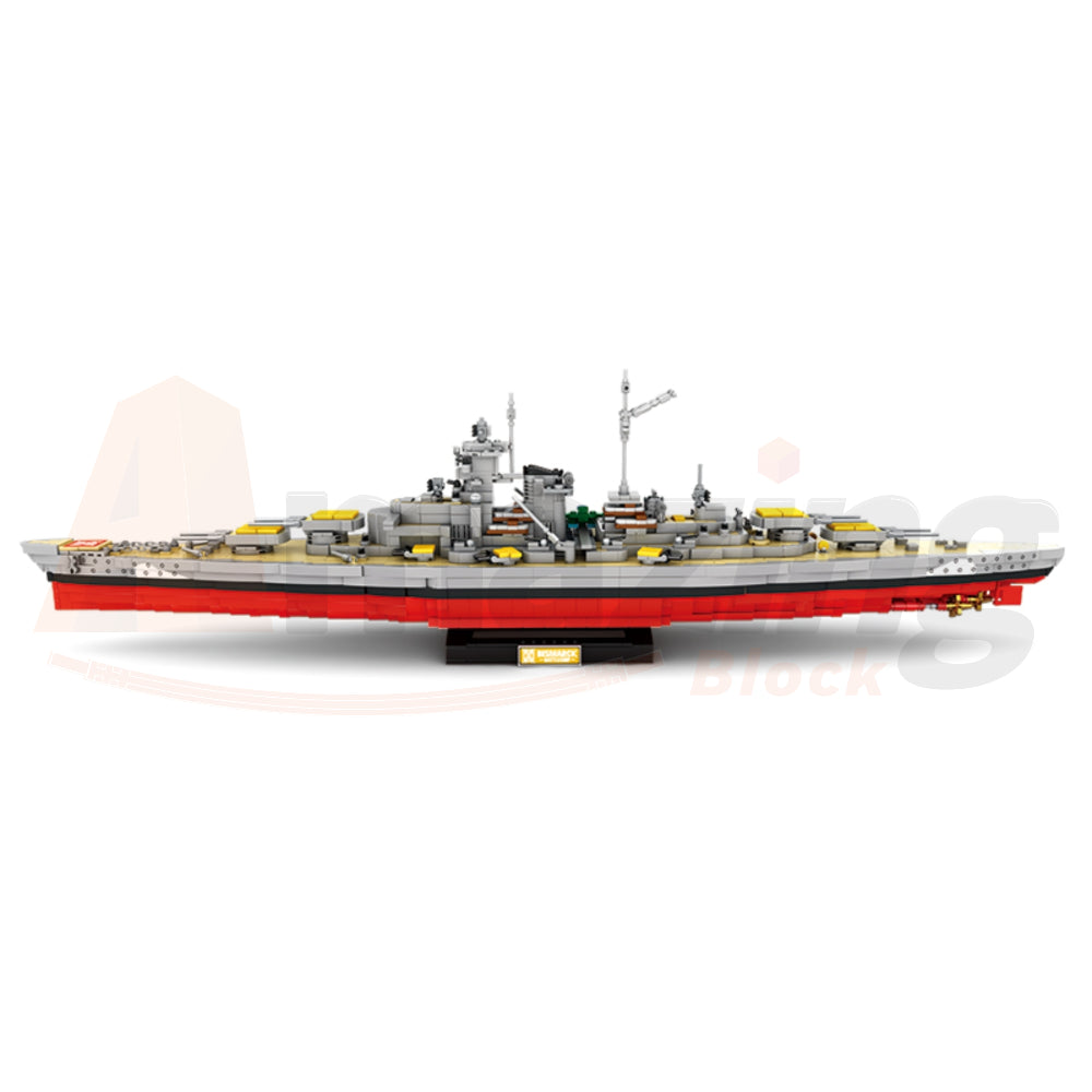 Reobrix 77051 The 1:300 Scale Bismarck Battleship