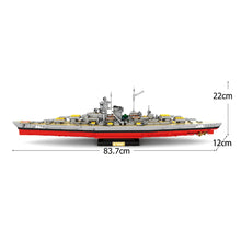 Reobrix ZZ77051 The 1:300 Scale Bismarck Battleship