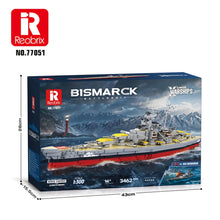 Reobrix ZZ77051 The 1:300 Scale Bismarck Battleship