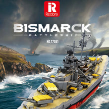 Reobrix ZZ77051 The 1:300 Scale Bismarck Battleship