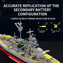 Reobrix ZZ77051 The 1:300 Scale Bismarck Battleship