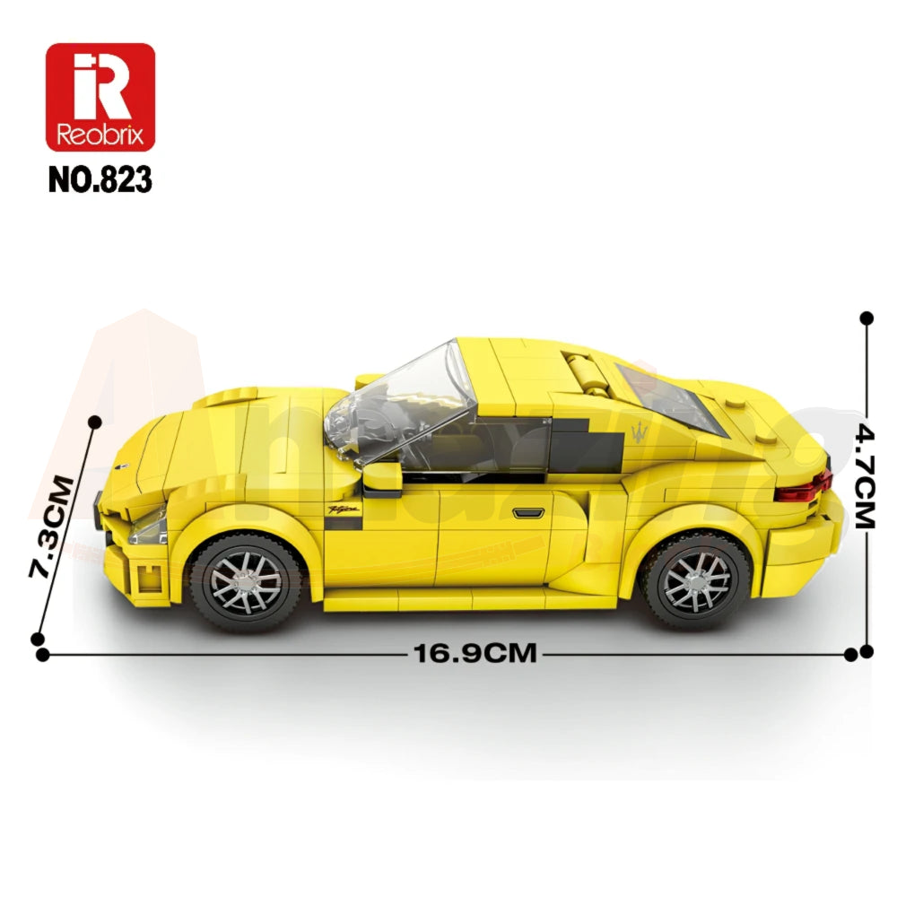 Reobrix 823 The Yellow Maserati GranTurismo