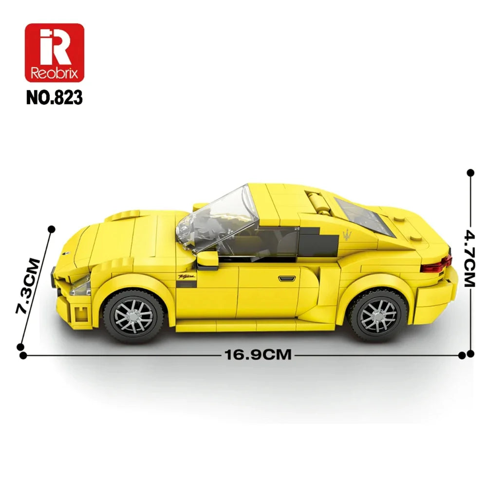Reobrix ZZ823 The Yellow Maserati GranTurismo