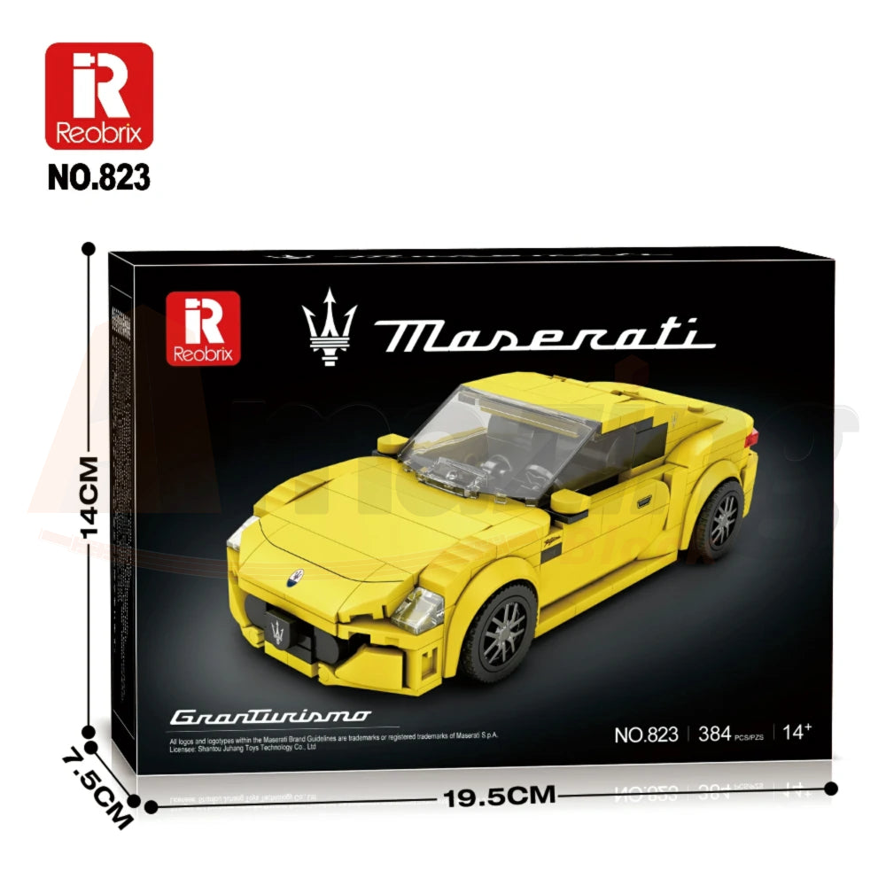 Reobrix 823 The Yellow Maserati GranTurismo