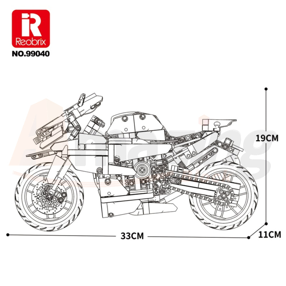 Reobrix 99040 The 1000RR Motorcycle