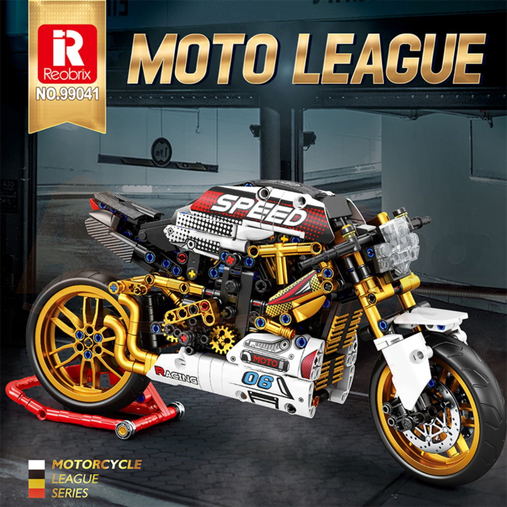 Reobrix 99041 The Retro Cafe Racer