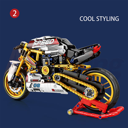 Reobrix 99041 The Retro Cafe Racer
