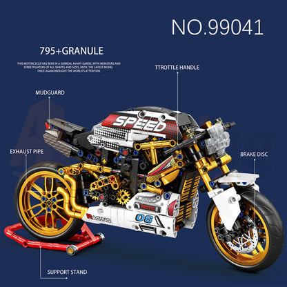 Reobrix 99041 The Retro Cafe Racer