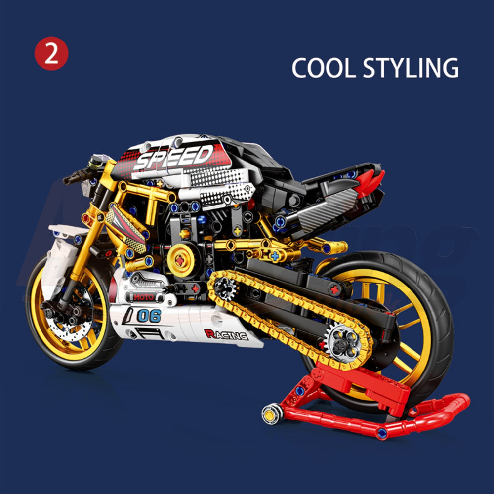 Reobrix 99041 The Retro Cafe Racer