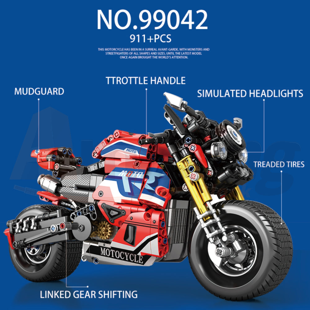 Reobrix 99042 The Wide-Body Muscle Cruiser with Fat Tires