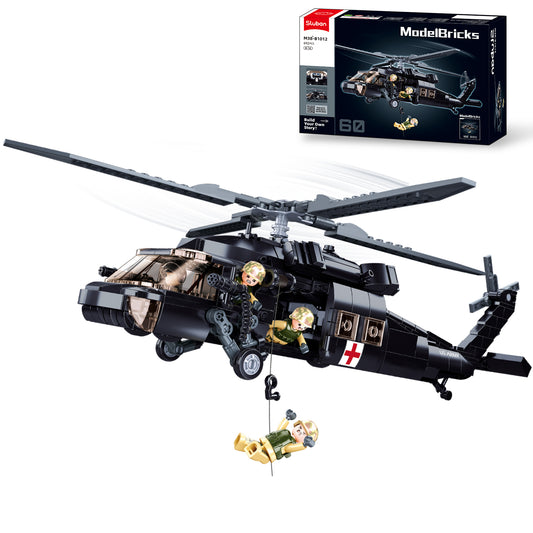 UH-60 Black Hawk Hubschrauber-Bausatz, 692 Teile