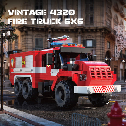 Xbert 66024 The Vintage 4320 Fire Truck 6X6
