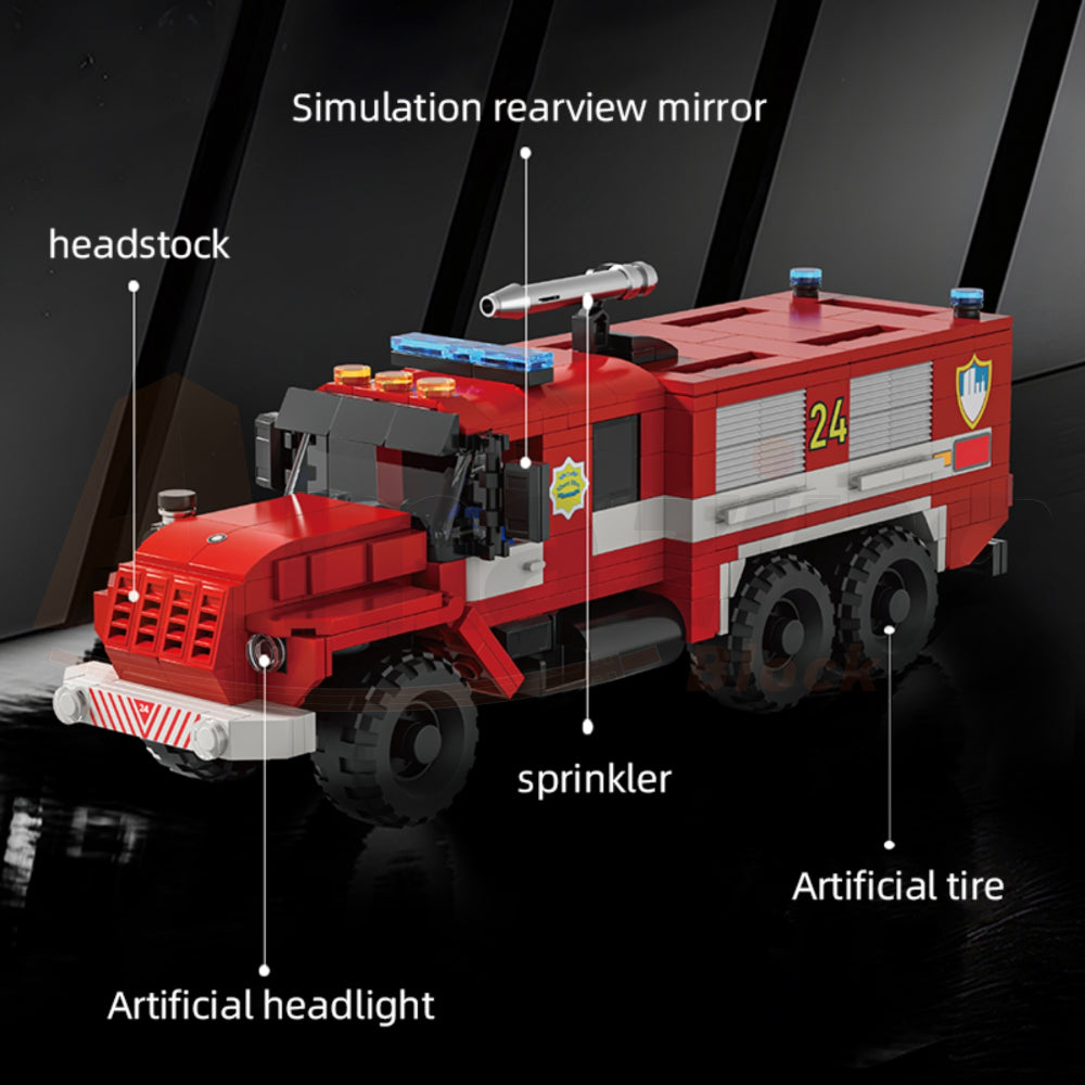 Xbert 66024 The Vintage 4320 Fire Truck 6X6