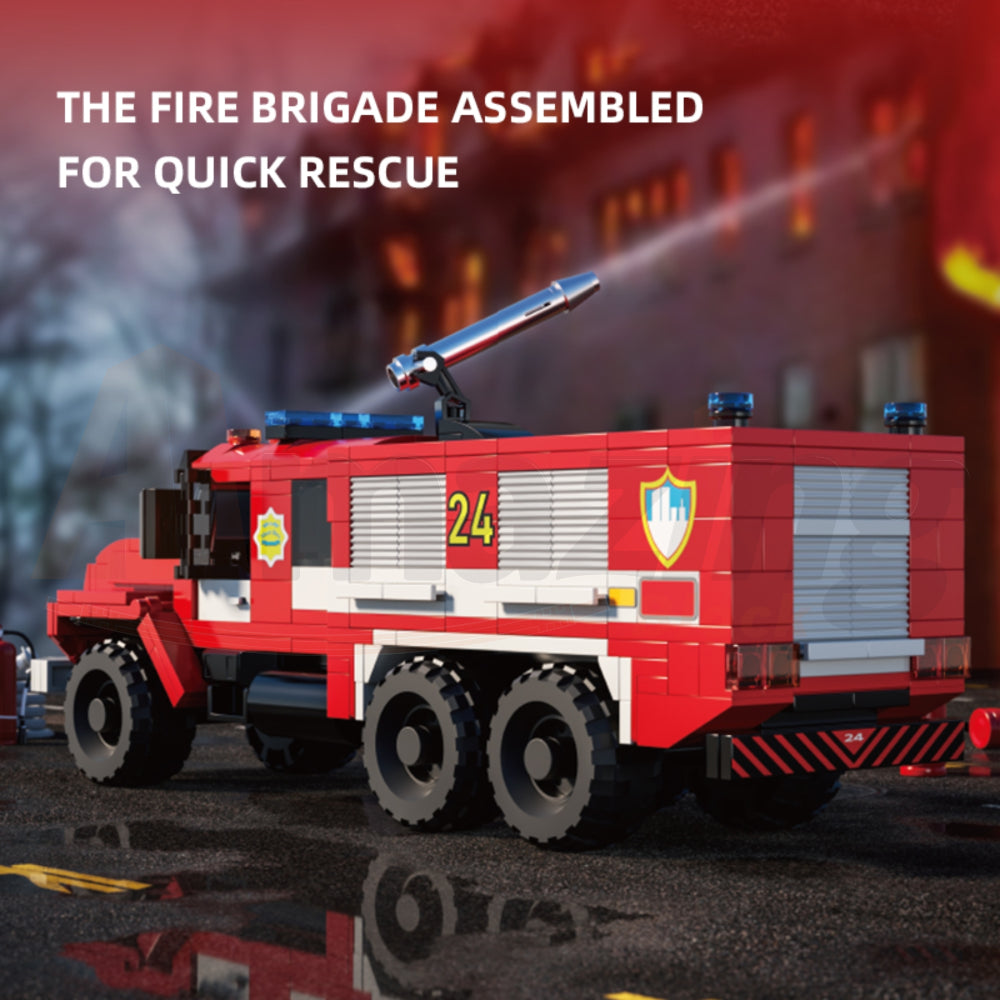 Xbert 66024 The Vintage 4320 Fire Truck 6X6