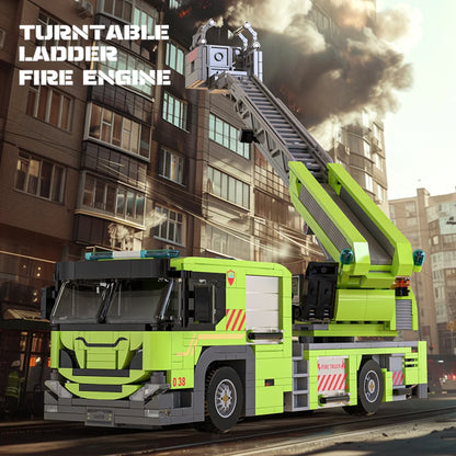 Xbert ZY66038 The Turntable Ladder Fire Engine