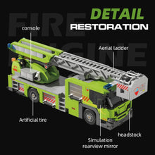 Xbert ZY66038 The Turntable Ladder Fire Engine