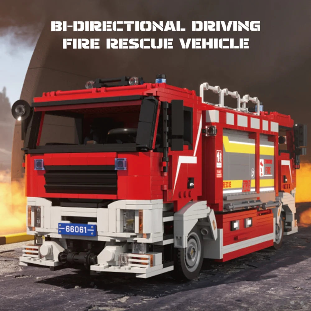 Xbert ZY66061 The Bidirectional Tunnel Fire-Rescue Vehicle