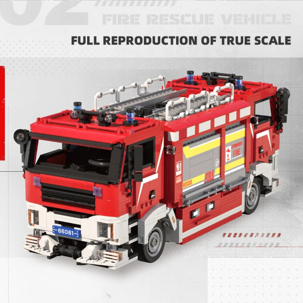 Xbert ZY66061 The Bidirectional Tunnel Fire-Rescue Vehicle